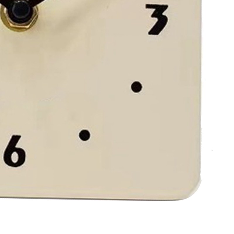 Desktop Clock Simple Modern Quiet Movement Metal Desk Clock Ornament