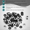 Mifoci 200 Pcs 5/16'' 304 Stainless Steel Rubber Washers Bonded