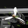 Baceyong Auto Lufterfrischer, Propeller Belüftungsclip ätherische Öle Duft Diffusor Ventilator,