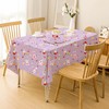 CAKKA Plastic Tablecloth 54x108 Inch, 2Pack Disposable Rectangle Table Cloth/Cover