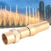 Female Thread Fountain Nozzle Brass Multihole Bubbling Sprinkler for Garden