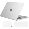 EooCoo Hard Case Clear Compatible with MacBook Pro 16 inch