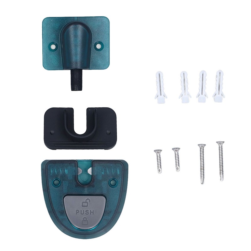 Floor Door Stopper Punch Free Windproof Ground Suction Function Quiet