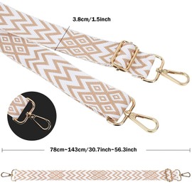 Adjustable Replacement Crossbody Bag Strap,Shoulder Bag Strap,Wide Cross Body Bag Strap,Changeable Bag Straps,Crossbody Bag Strap,Band width 3.8 cm, adjustable from 78-143cm