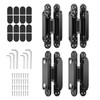 4-Pack 7 inch Hidden Hinges for Doors Invisible Hinges Concealed