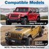 MYFAMIREA Magnetic Keyhole Covers for Jeep Wrangler JL/Gladiator JT 2018-2025
