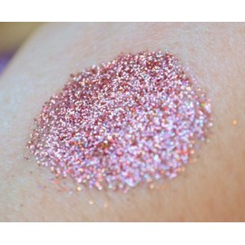 Glitter Lips Ultra Fine Dust Powder Sexy Shades Iridescent Holographic Metallic Fashion Lips 1x 5ml Pot (Holographic Peach)