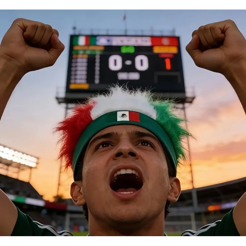 2 Pelucas Peluca Tricolor México Mundial Para Fiestas Tricol