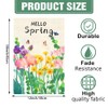 DMERBYL Spring Garden Flag Floral 12x18 Inch Vertical Double Sided
