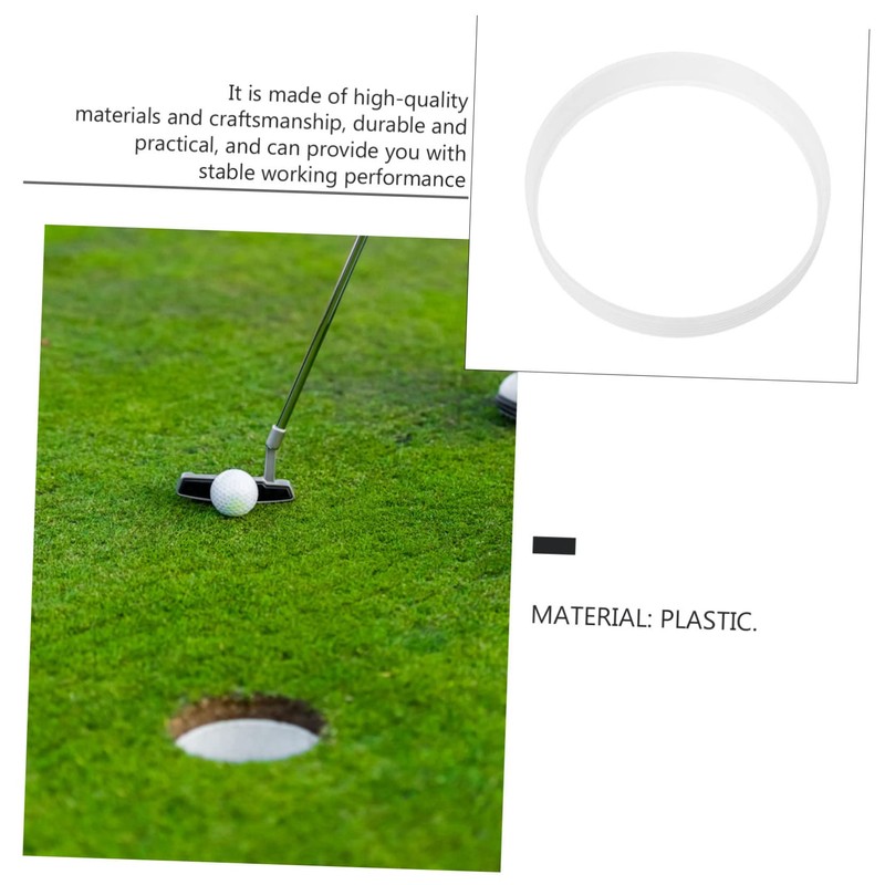 BESPORTBLE Putting Cup Rings Durable Plastic Golf Accessories for Training
