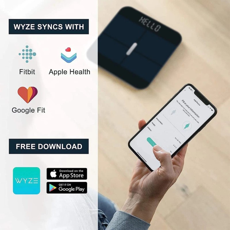 WYZE Smart Scale X for Body Weight, Digital Bathroom Scale