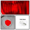 KEEKPO - For 2016-2017 Chevy Equinox Factory Style Red Clear