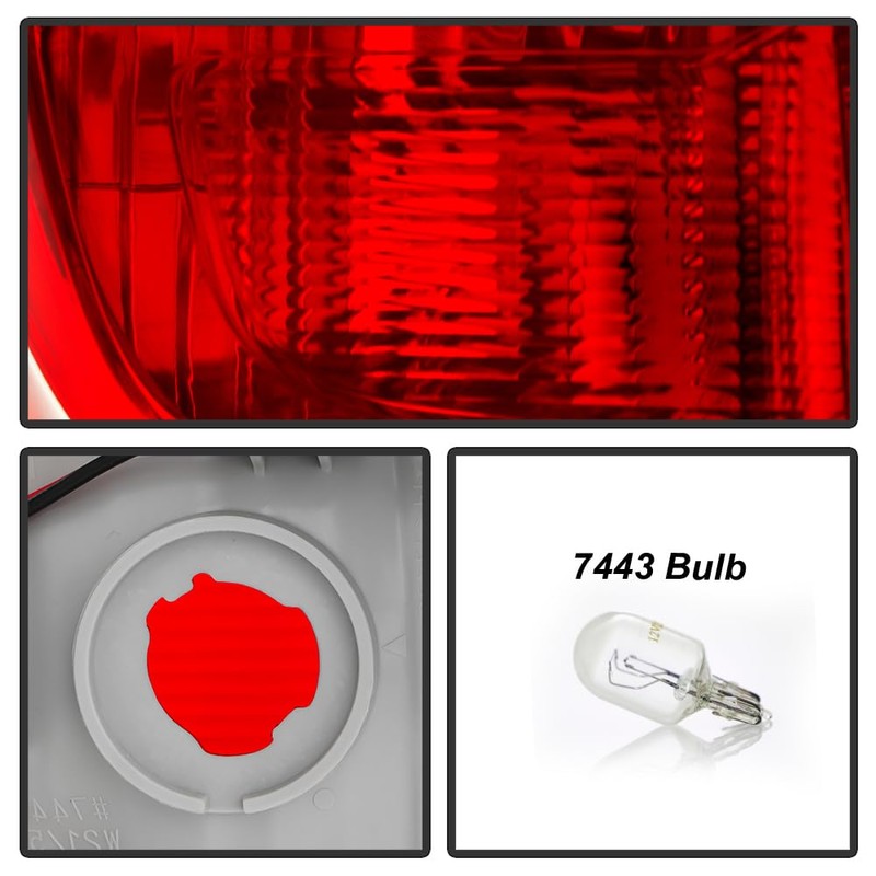KEEKPO - For 2016-2017 Chevy Equinox Factory Style Red Clear