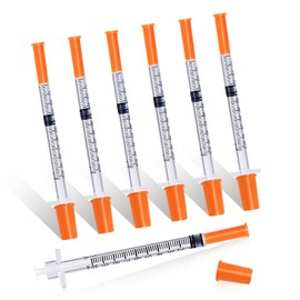 0.5ml 31G 5/16 in (8 mm) Syringe, Disposable Individually Wrapped , 100 Pcs