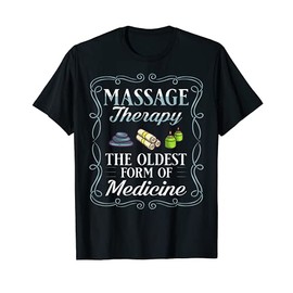 Massage Therapy T-Shirt, black, s