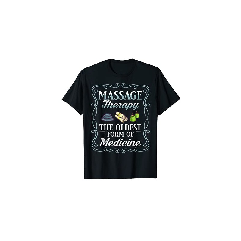 Massage Therapy T-Shirt, black, s