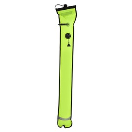 Diving Surface Marker Buoy Floating Diving Equipment Safety Gear Inflatable StripesFluorescent yellow