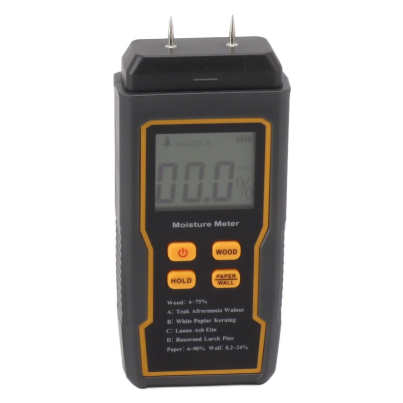 Moisture Detector Multifunctional 4 Modes Digital Moisture Meter with LCD