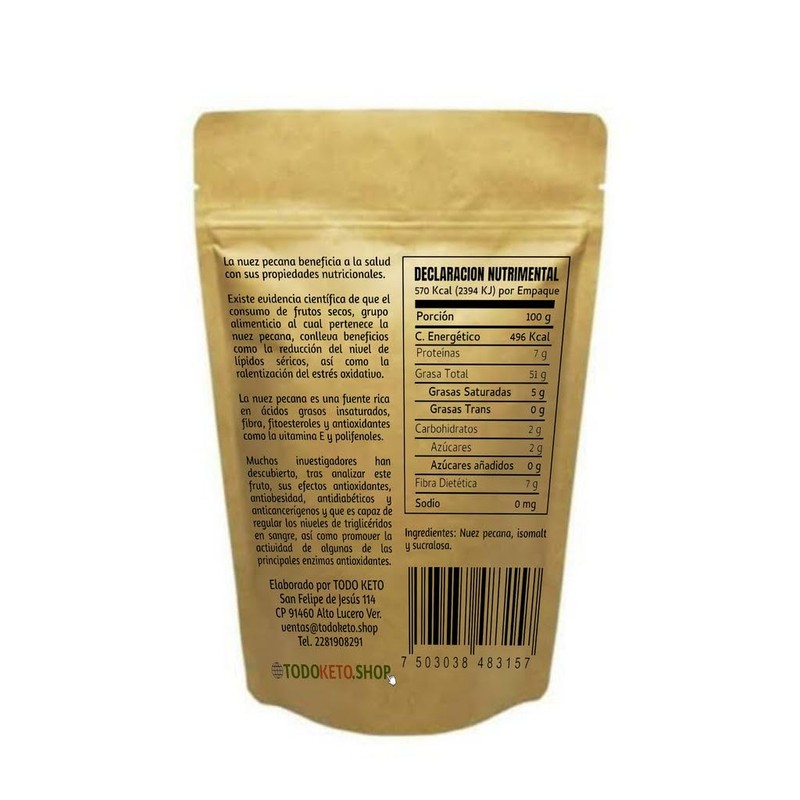 Palanqueta de Nuez sin Azúcar Keto