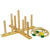 Woodside Garden Quoits Ring Toss Game, Outdoor Family Lawn Fun,