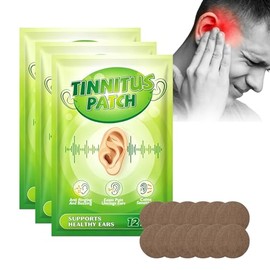 3PCS Parche Para Alivio Del Tinnitus Hierbas，Fórmula De Extracto De Hierbas Cuidado，Cuidado Delicado Para Tus Oídos,Cuidado De Tinnitus, Material Cómodo E Hipoalergénico, Almohadillas Para Los Oídos, 36 Unidades
