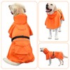 KOOGAL Dog Raincoat Waterproof Dog Rain Coat with Hoodile, Reflective