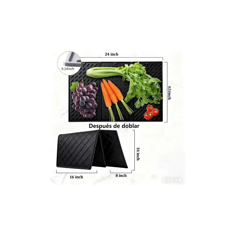 Tapete Plegable Para Secar Platos Para Mostrador De Cocina