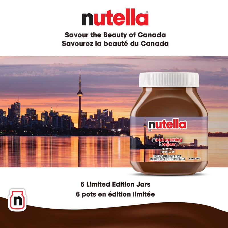 Nutella Hazelnut Chocolate Spread, 1kg/35.3 oz., {Imported from Canada}