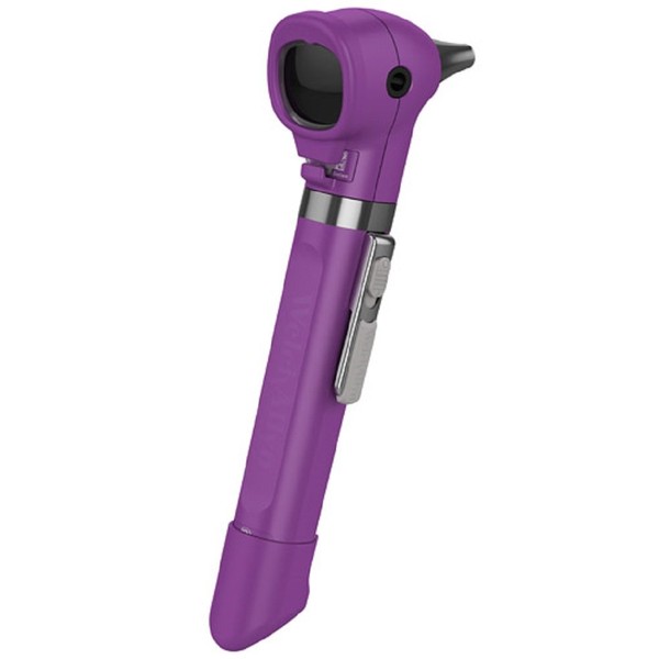 Welchallyn 22880-PUR Pocket Plus LED Otoscope - Mulberry with Handle,