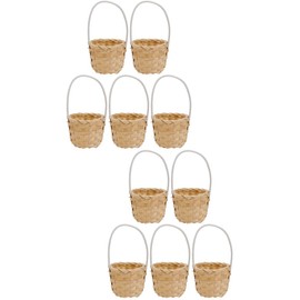 Happyyami 10 x Small Wicker Basket