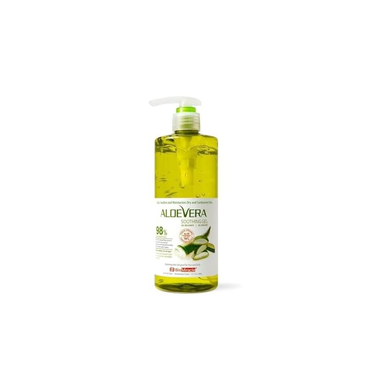 Bio-Miracle Organic Aloe Gel, 14.1 Fluid Ounce