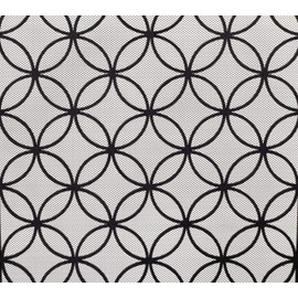 Deco 79 Contemporary Metal Rectangle Fireplace Screen, 48" x 1" x 30", Black