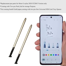 (2pcs Pen) for Moto g Stylus (5G) 2020 Replacement s Pen,XT2043 Stylus Pen Replacement Parts for Moto-rola Moto G Stylus (5G) 2020 XT2043 XT2043-4 XT2043-7 XT2043-8 6.4 Inches