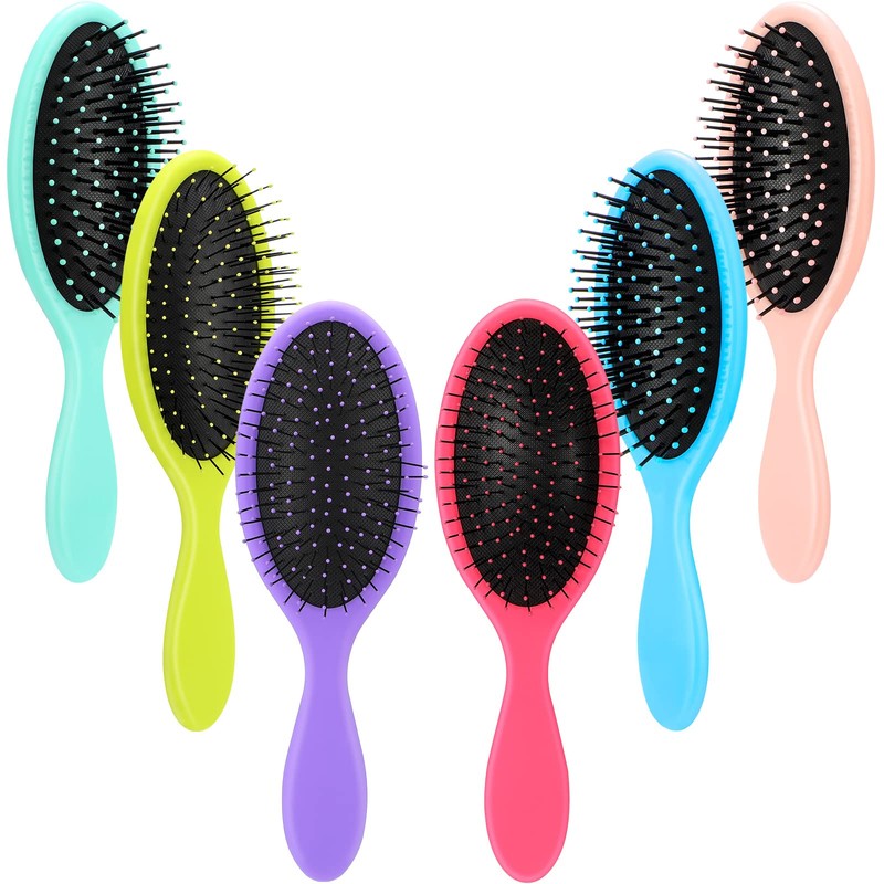 Nuenen 6 Cepillos de Cabello Húmedo para Mujeres Cepillo Desenredante