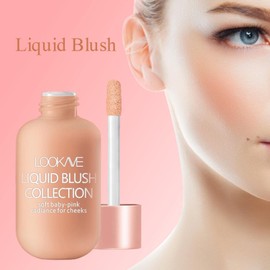 Colorete líquido para mejillas | Colorete en Gel Rosa Suave Colorete en Crema,Colorete líquido para mejillas, Colorete de mejillas de Larga duración, Maquillaje Ligero, té de la Leche