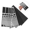 OSALADI 4sheets Led Light Blocking Strips of Dimming Stickers for