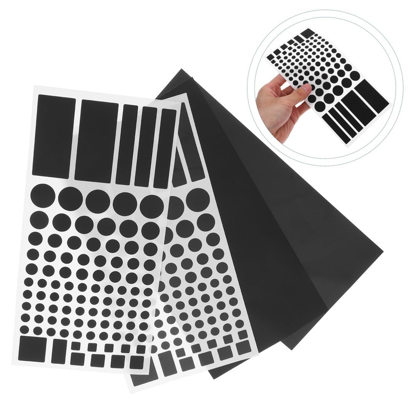 OSALADI 4sheets Led Light Blocking Strips of Dimming Stickers for
