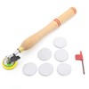 Wooden Bowl Grinder with Grinding Wheel for Rotary Tool Woodworking