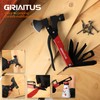 Multifunction Tool 18-in-1, Stainless Steel Portable Hammer, Hunting Accessories for