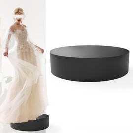 Jueraori 23.6x5.9in Round Mannequin Display Pedestal Stands, Bridal Shop Cylinder Plinth Raiser Stand, Party Event Decor Platform Base Tables For Model Comic-Con Air Conditioner Heightening