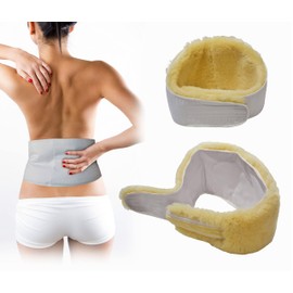 Lambskin Kidney Belt Lambskin Warmer Kidney Warmer Back Warmer S-3XL Size L Yellow