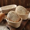 2 Pcs Banneton Bread Proofing Baskets, 25cm Oval Sourdough Proofing