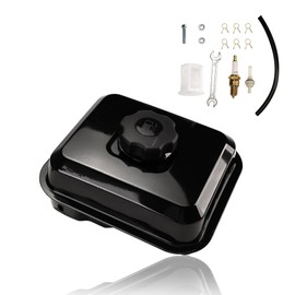 Necaces fuel gas tank with Threaded Cap for Predator 212 6.5hp 224cc Engine Coleman 196cc Mini bike Baja Warrior MB200 168F 200cc 224cc 6.5hp 5.5hp Powersports Go Kart Engine Parts