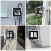 PILISPARK 2-Gang Baby Safety Dual Outlet Cover Box - Fit