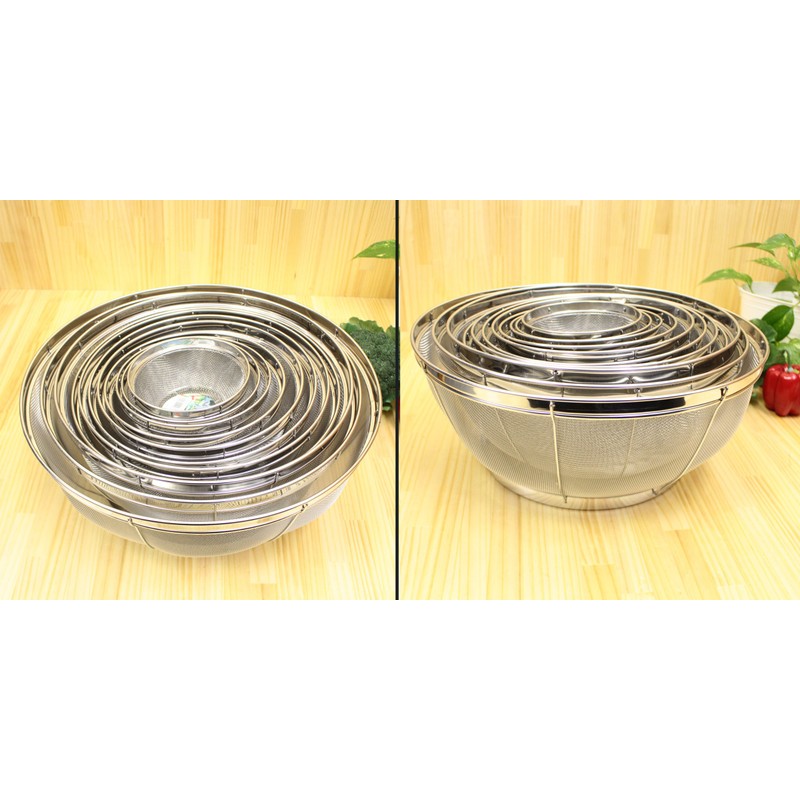 Diamond, Strainer 30 cm 18 – 8 Stainless Steel