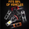AUIMSOCO 9005 9006 H11 LED Combo Headlight Fog Light Kit