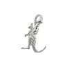 Sterling Silver Kangaroo Charm With Lobster Claw Clasp, Charms for