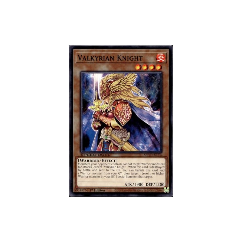 Valkyrian Knight - SBC2-ENC06 - Common - 1st Edition