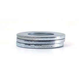 STURDFIX M16 Flat Washers – Heavy-Duty Zinc-Plated Steel, DIN 125 Standard, Rust and Corrosion Resistant, Industrial-Grade for Bolts, Screws, Auto, Construction and Machinery Use (Pack of 25)
