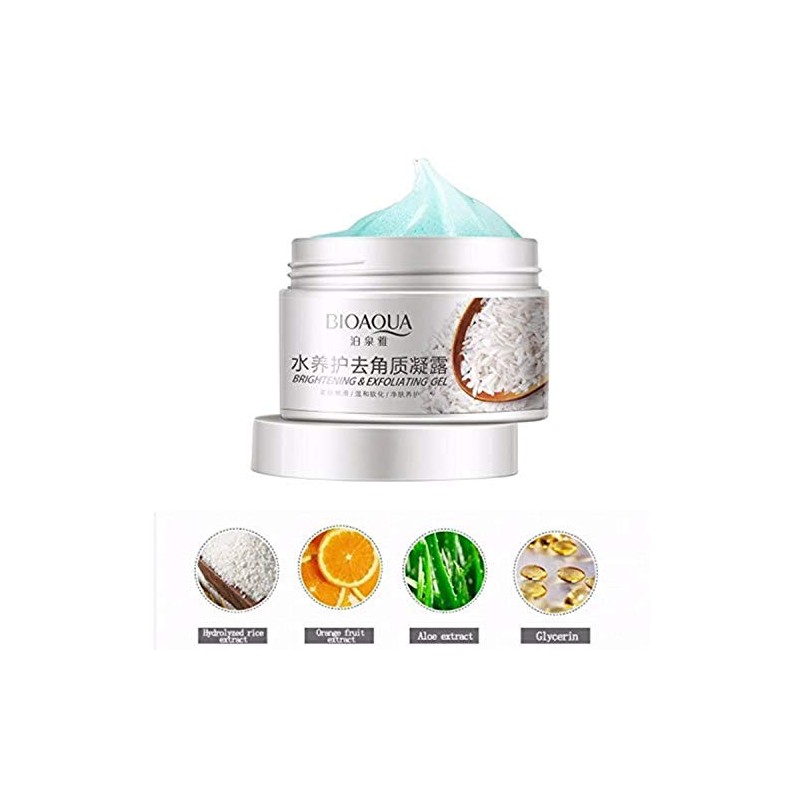 Gel Exfoliante De Arroz Remueve Células Muertas Bioaqua 140gr (2